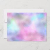 Lashes Extension Makeup Certificate Gift Blue Pink (Achterkant)