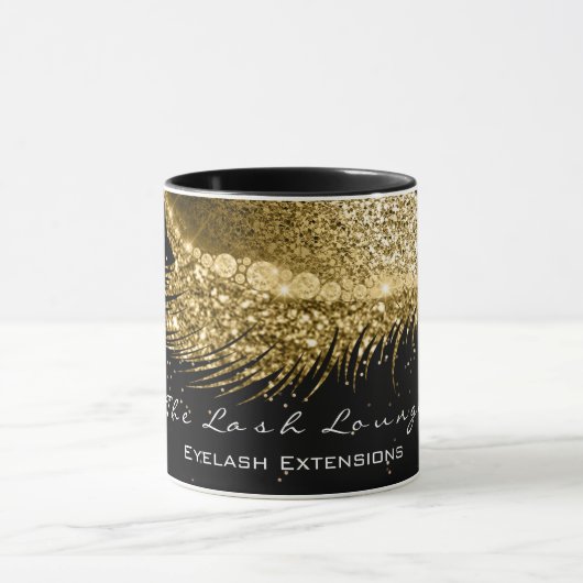 Lashes Extension Makeup Studio Gold Lux Black Mok (Midden)