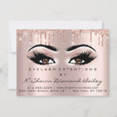 Lashes Extension Natercare Instruction Brown Eyes Kaart (Voorkant)