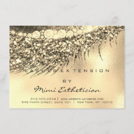 Lashes Extension Natercare Instruction Gold Glam