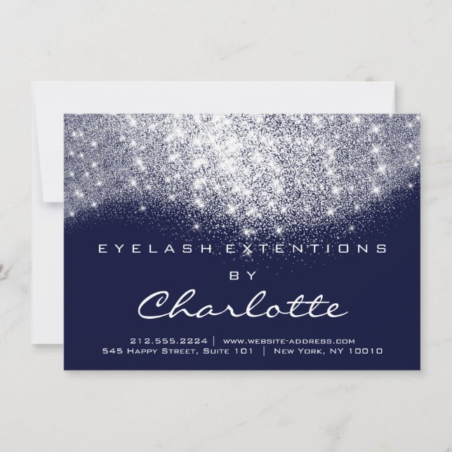 Lashes Extension Natercare Instruction Grey Navy (Voorkant)