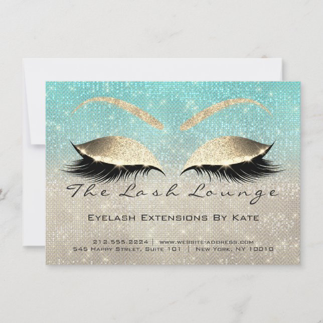 Lashes Extension Natercare Instruction Ivory Blue (Voorkant)