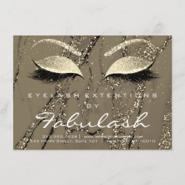 Lashes Extension Natercare Instruction Marble Gold