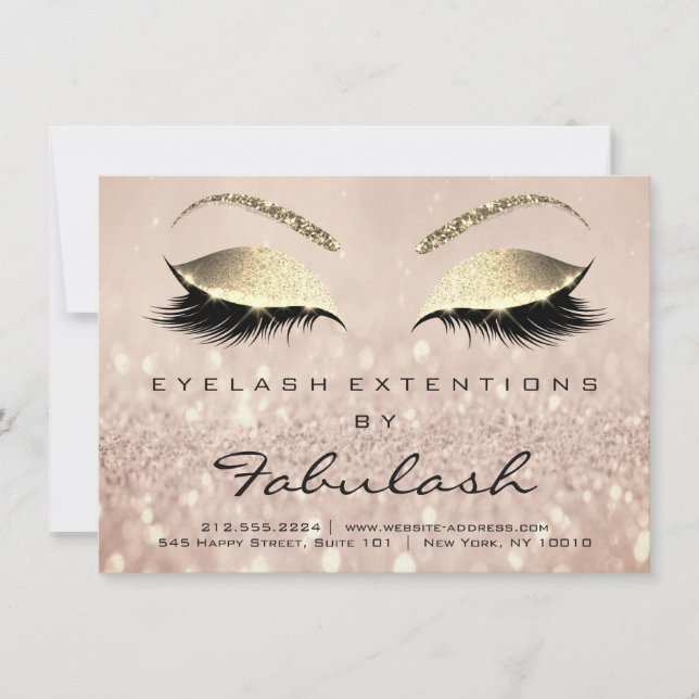 Lashes Extension Natercare Instruction Pin Roos (Voorkant)