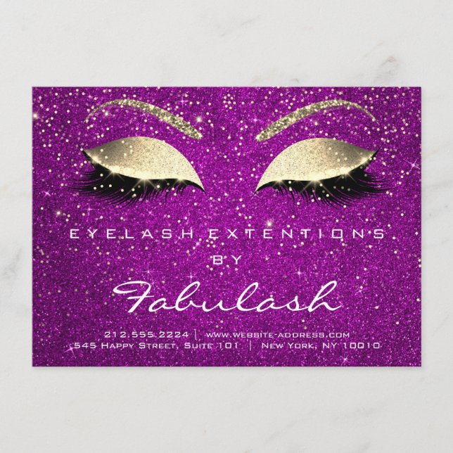 Lashes Extension Natercare Instruction Pink Gold (Voorkant)