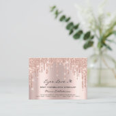 Lashes Extension Natercare Instruction Spark Roos Afsprakenkaartje (Staand voorkant)