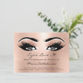 Lashes Extension Natercare Instructions Peach Lux Kaart (Staand voorkant)