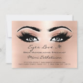 Lashes Extension Natercare Instructions Peach Lux Kaart (Voorkant)