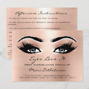 Lashes Extension Natercare Instructions Peach Lux Kaart