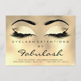 Lashes Extension Natercare Instructions SPA Gold