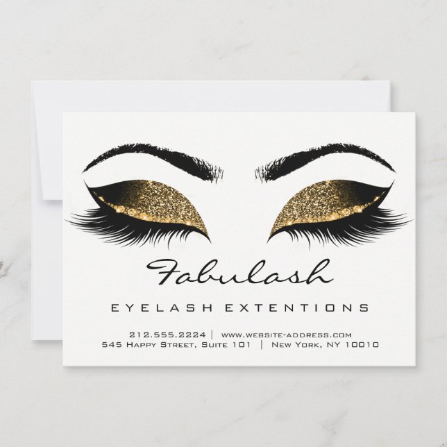 Lashes Extension Natercare Instructions White Gold (Voorkant)