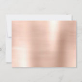 Lashes Extension Peach Makeup Certificate Cadeaus Kaart (Achterkant)