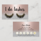 Lashes Extensions Blush Roos Gold Salon Loyalty (Voorkant / Achterkant)