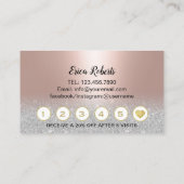Lashes Extensions Blush Roos Gold Salon Loyalty (Achterkant)