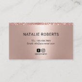 Lashes Eyelash Eye Makeup Artist Roos Gold Salon Visitekaartje (Achterkant)