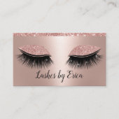 Lashes Eyelash Eye Makeup Artist Roos Gold Salon Visitekaartje (Voorkant)