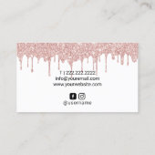 Lashes Eyelash Makeup Artist Roos Gold Drivers Visitekaartje (Achterkant)