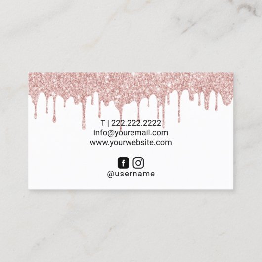 Lashes Eyelash Makeup Artist Roos Gold Drivers Visitekaartje (Achterkant)