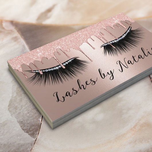 Lashes Eyelash Pareltjes Makeup Artist Roos Gold D Visitekaartje