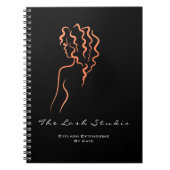 Lashes Eyes Make-up SPA Haarartiest Koraal Naam Lo Notitieboek (Voorkant)