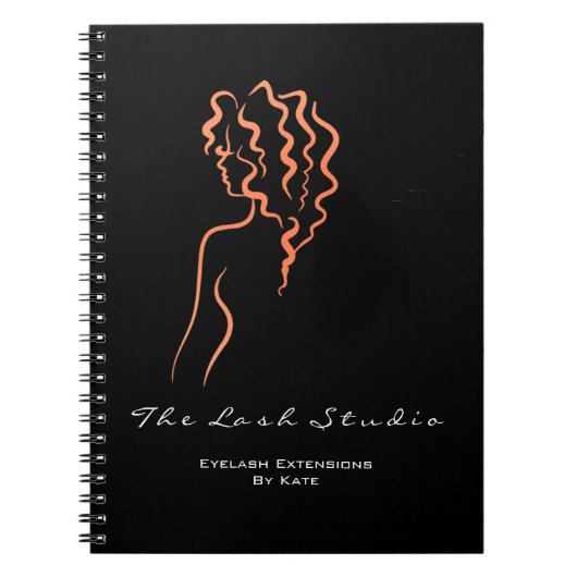 Lashes Eyes Make-up SPA Haarartiest Koraal Naam Lo Notitieboek (Voorkant)
