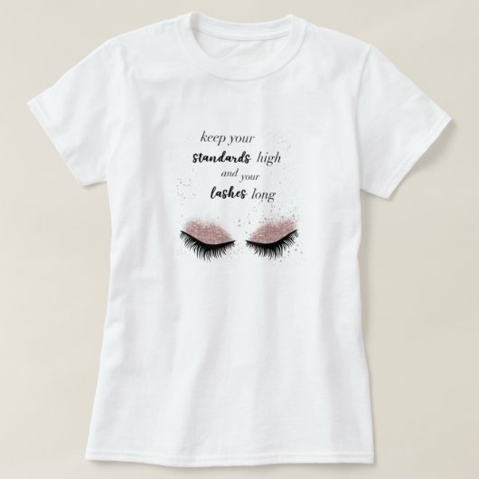 Lashes Kunstenaar Accessoires T-shirt (Design voorkant)