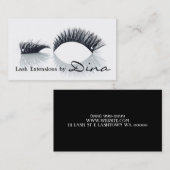 Lashes, Lash Extensions, Beauty Salon, Cosmetologi Visitekaartje (Voorkant / Achterkant)