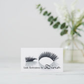 Lashes, Lash Extensions, Beauty Salon, Cosmetologi Visitekaartje (Staand voorkant)