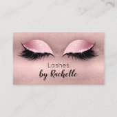 Lashes Lash Visitekaartje Eyelash Roos Gold (Voorkant)