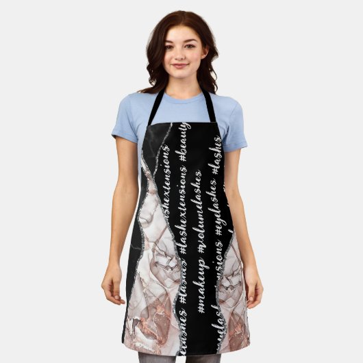 Lashes Lashextensions Schoonheid Make-up Volumelas Schort (Gedragen)