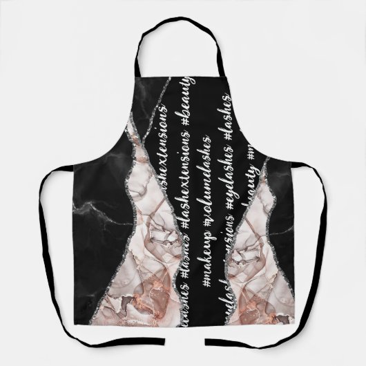 Lashes Lashextensions Schoonheid Make-up Volumelas Schort (Voorkant)