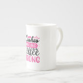 Lashes Long Coffee Strong Porselein Kop (Voorkant rechts)