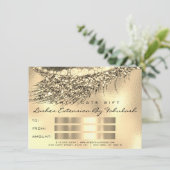 Lashes Lux Makeup Certificate Gift Gold Lux (Staand voorkant)