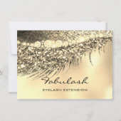 Lashes Lux Makeup Certificate Gift Gold Lux (Achterkant)