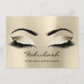 Lashes Make-up Artiest Certificaat Cadeau Champaig (Achterkant)