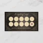 Lashes Make-up Artiest  Damask Salon Loyaliteit Klantenkaartje (Achterkant)