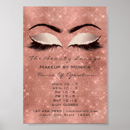 Lashes Make-up Artiest Glitter Beauty Roos Spark Poster