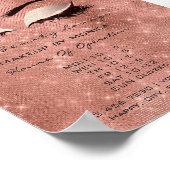 Lashes Make-up Artiest Glitter Beauty Roos Spark Poster (Hoek)