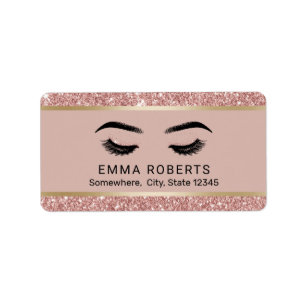 Lashes Make-up Artiest Modern Roos Gold Beauty Sal Etiket