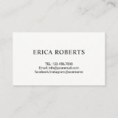 Lashes Make-up Artist Roos Gold Mascara Brush Visitekaartje (Achterkant)