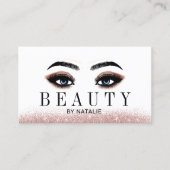 Lashes Makeup Artist Blue Eye Beauty Salon Visitekaartje (Voorkant)