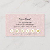 Lashes Makeup Artist Blush Pink Glitter Loyalty (Achterkant)