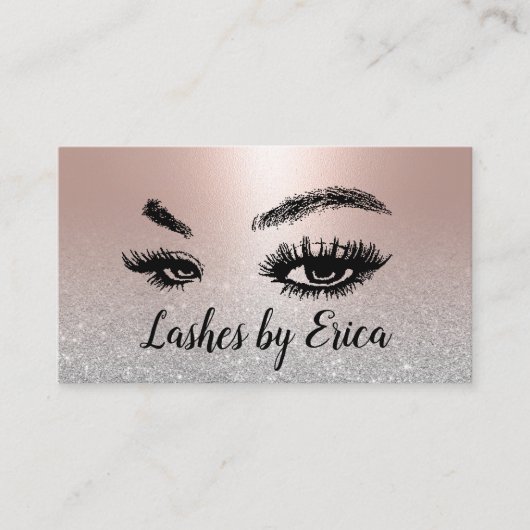 Lashes Makeup Artist Blush Roos Gold Salon Loyalty (Voorkant)