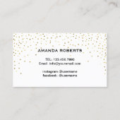 Lashes Makeup Artist Classy Script Loyalty Punch (Achterkant)