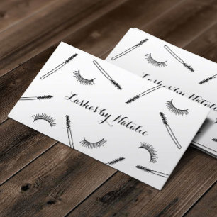 Lashes Makeup Artist Cute Eyelash Salon Visitekaartje