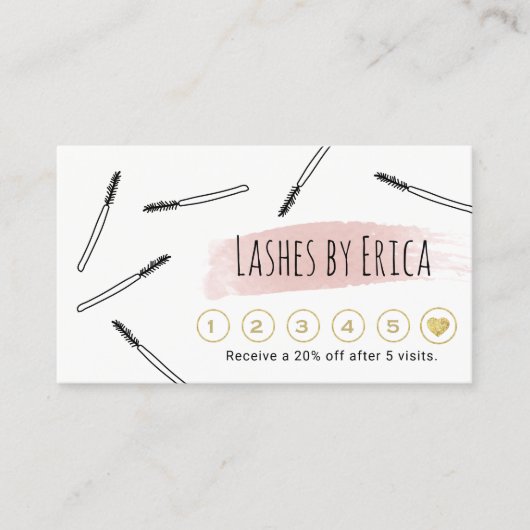 Lashes Makeup Artist Cute Lash Bar Loyalty (Voorkant)