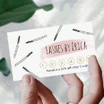 Lashes Makeup Artist Cute Lash Bar Loyalty<br><div class="desc">Lashes Makeup Artist Cute Lash Bar Loyalty Punch Kaarten.</div>