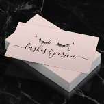 Lashes Makeup Artist Cute Tekening Blush Pink Visitekaartje<br><div class="desc">Lashes Makeup Artist Cute Tekening Blush Pink Eyelash Visitekaartjes.</div>