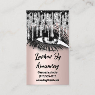 Lashes Makeup Artist drijft Roos QR Code Logo grij Visitekaartje