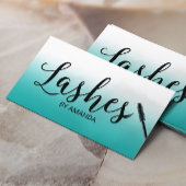 Lashes Makeup Artist Eyelash Extension Waterverf Visitekaartje